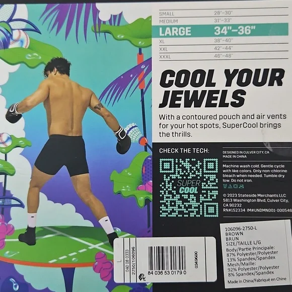 Pair Of Thieves Men's Underwear Large Brown & Blue - Picture 3 of 5